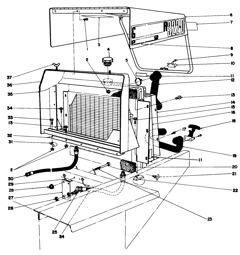 Radiator & Hood Assembly