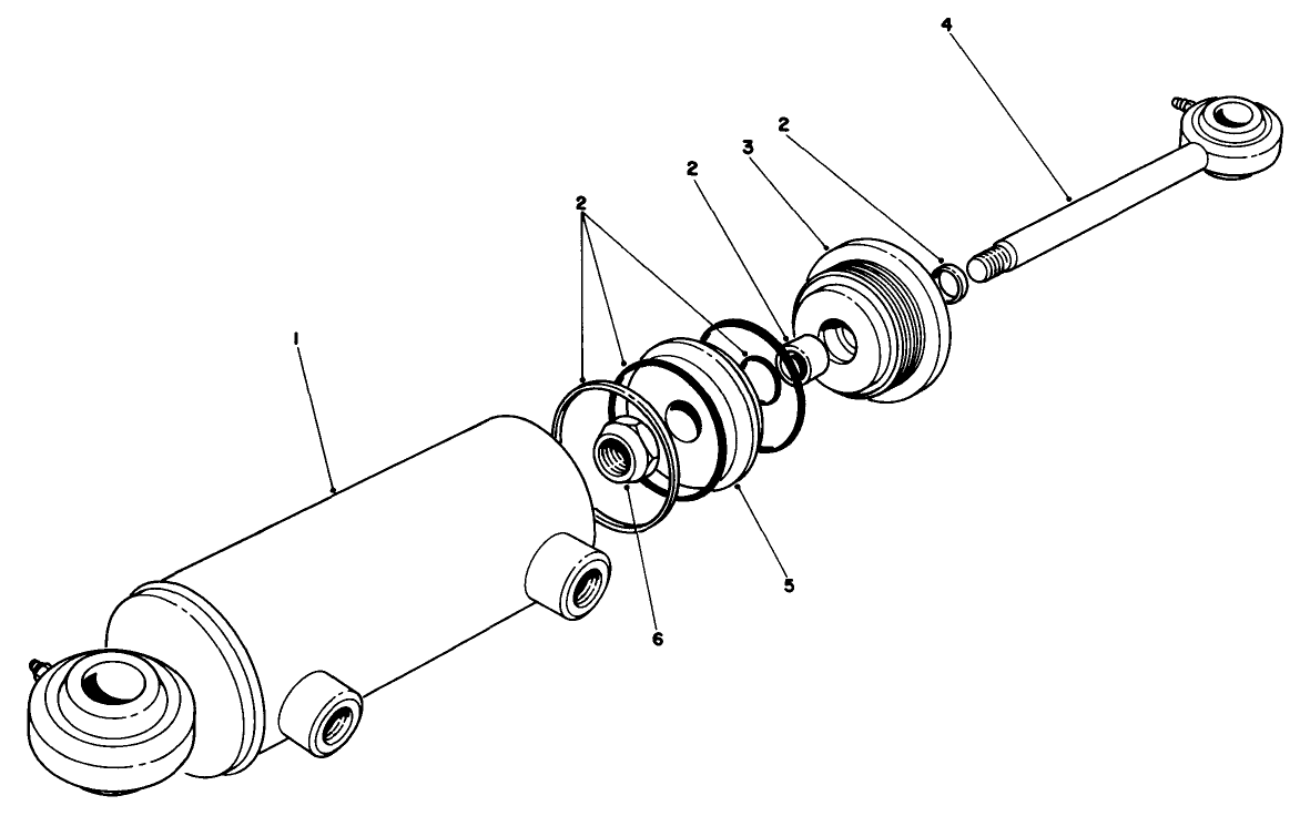 Hydraulic Steering Cylinder Assembly No. 63-9240