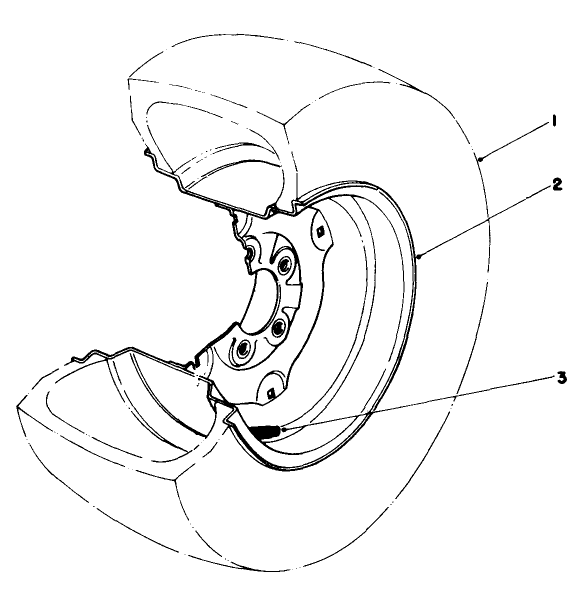 23 X 1 0.5 X 1 2 Tire & Wheel Assembly No. 62-7020 (optional)