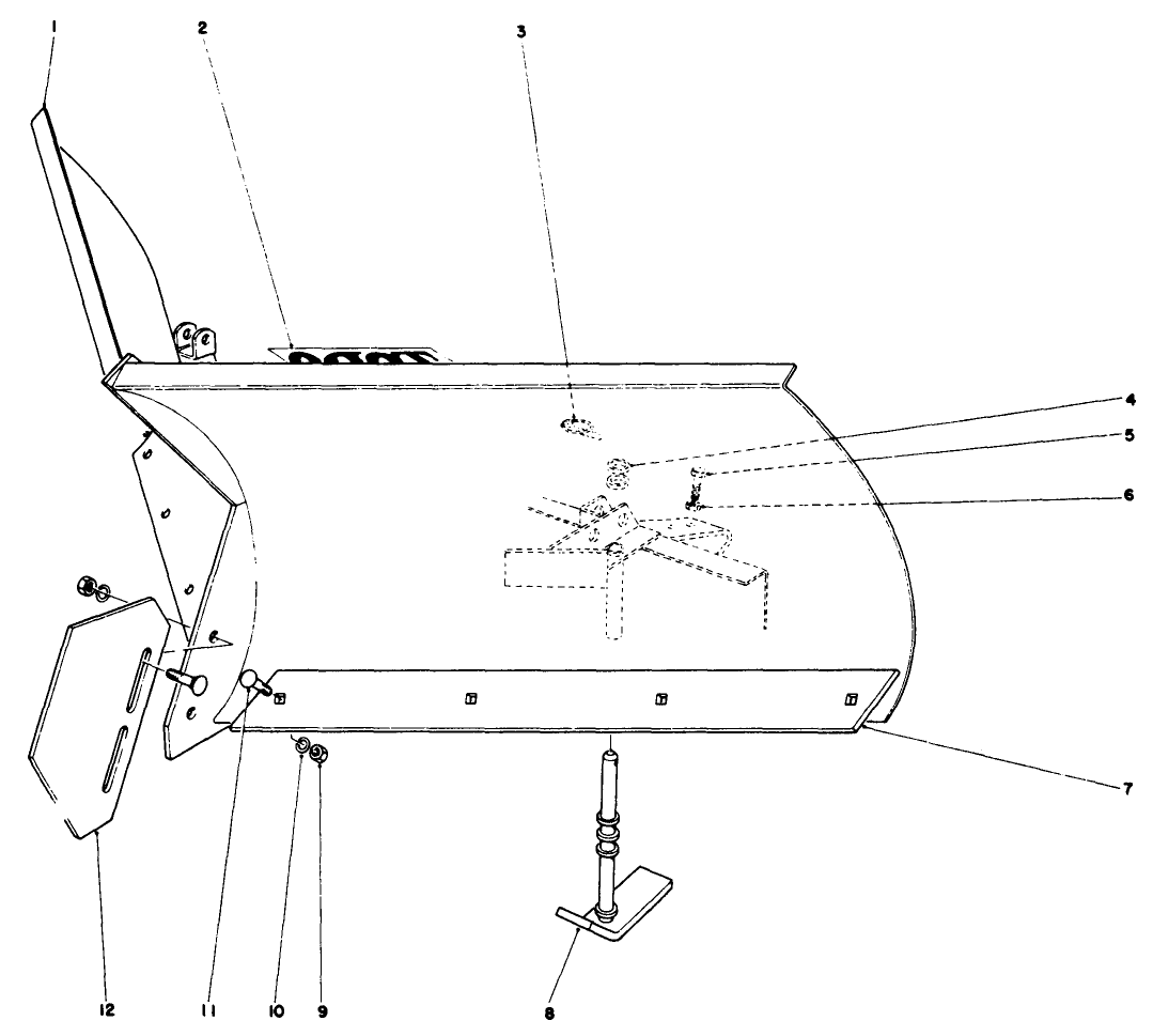 V-Plow Model No. 30750 (optional)