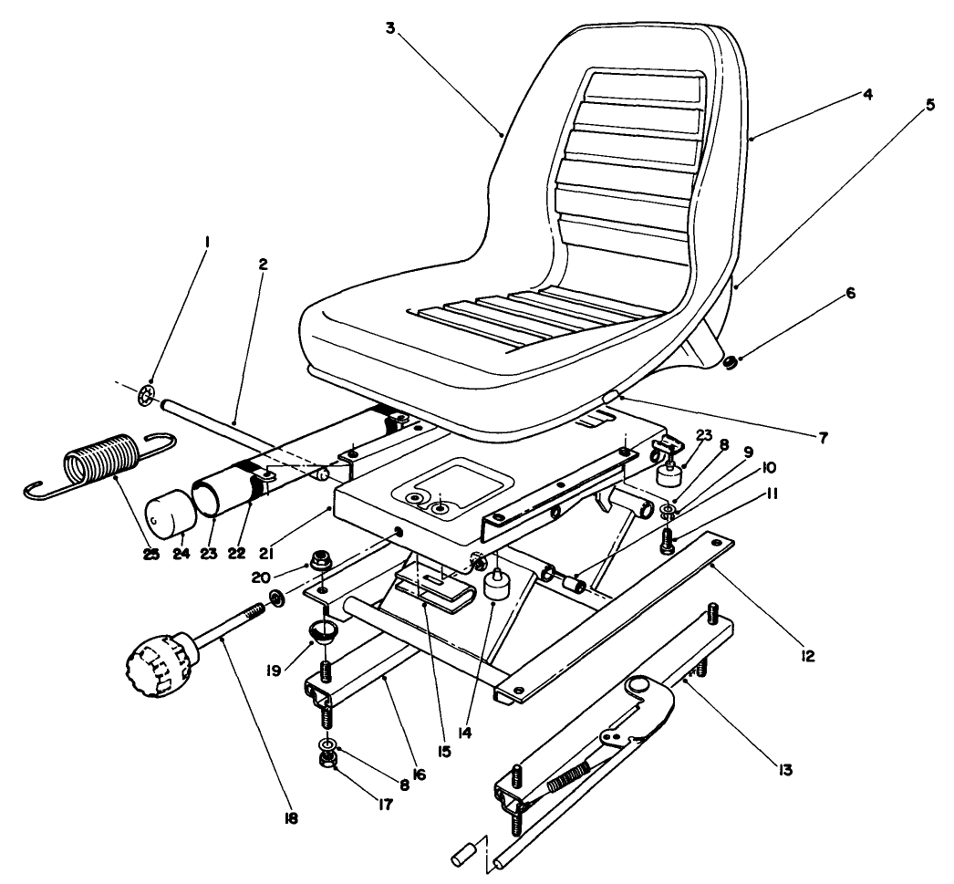 Deluxe Seat Kit Model No. 30772