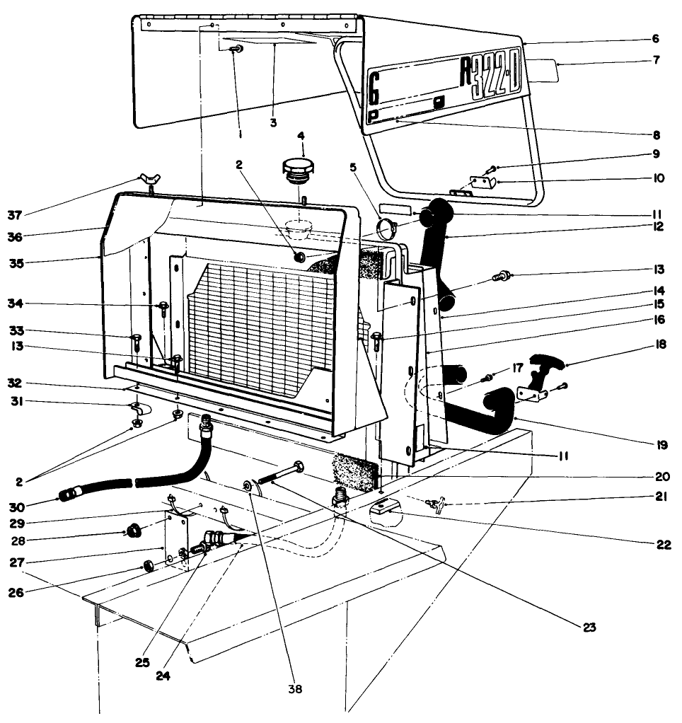 Radiator & Hood Assembly