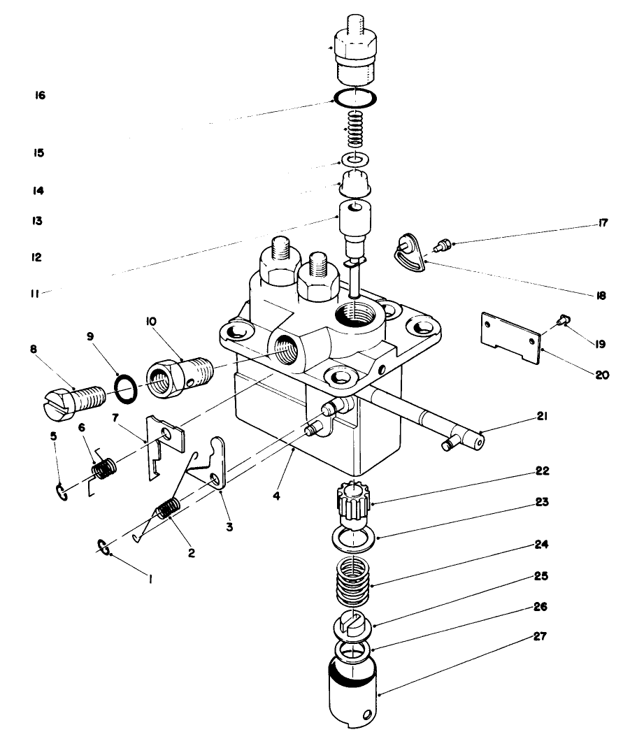 Fuel Injection Pump Assembly No. 42-8000
