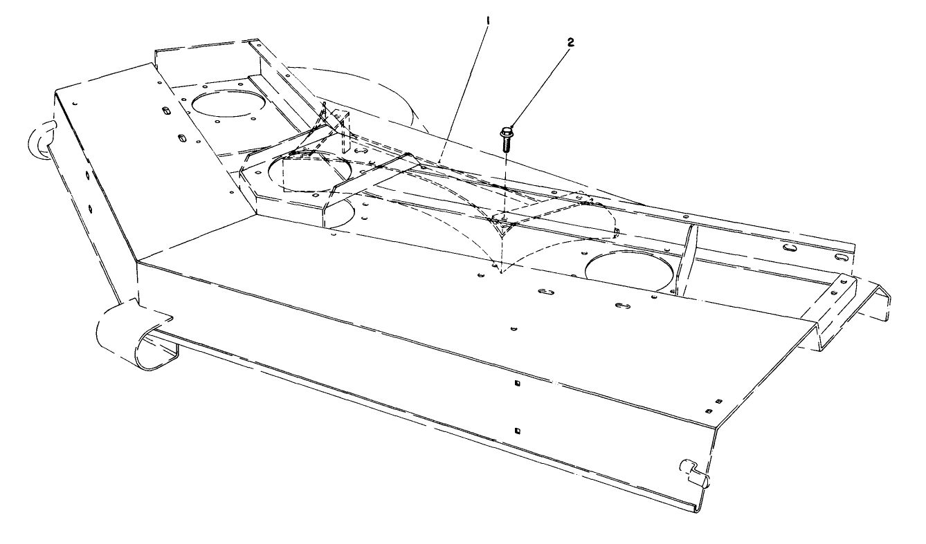 Rear Baffle Kit No. 51-1460 (optional)(for Cutting Unit Model No. 30721)