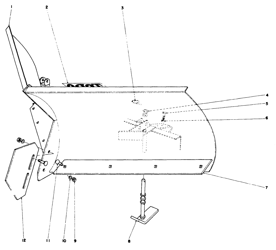 V-Plow Model No. 30750 (optional)