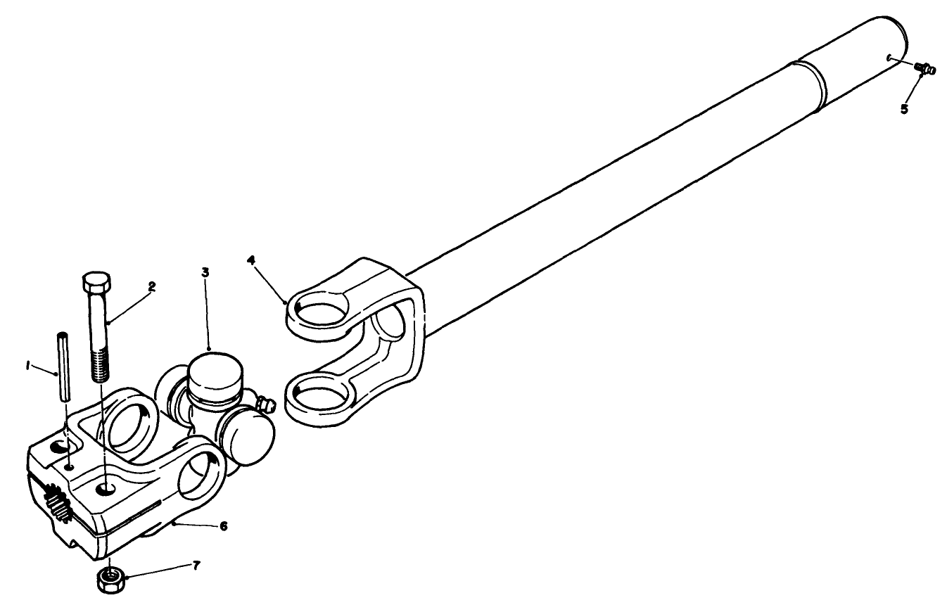 Full Time 4 Wd Drive Shaft Assembly Kit Part No. 72-3740 (optional)