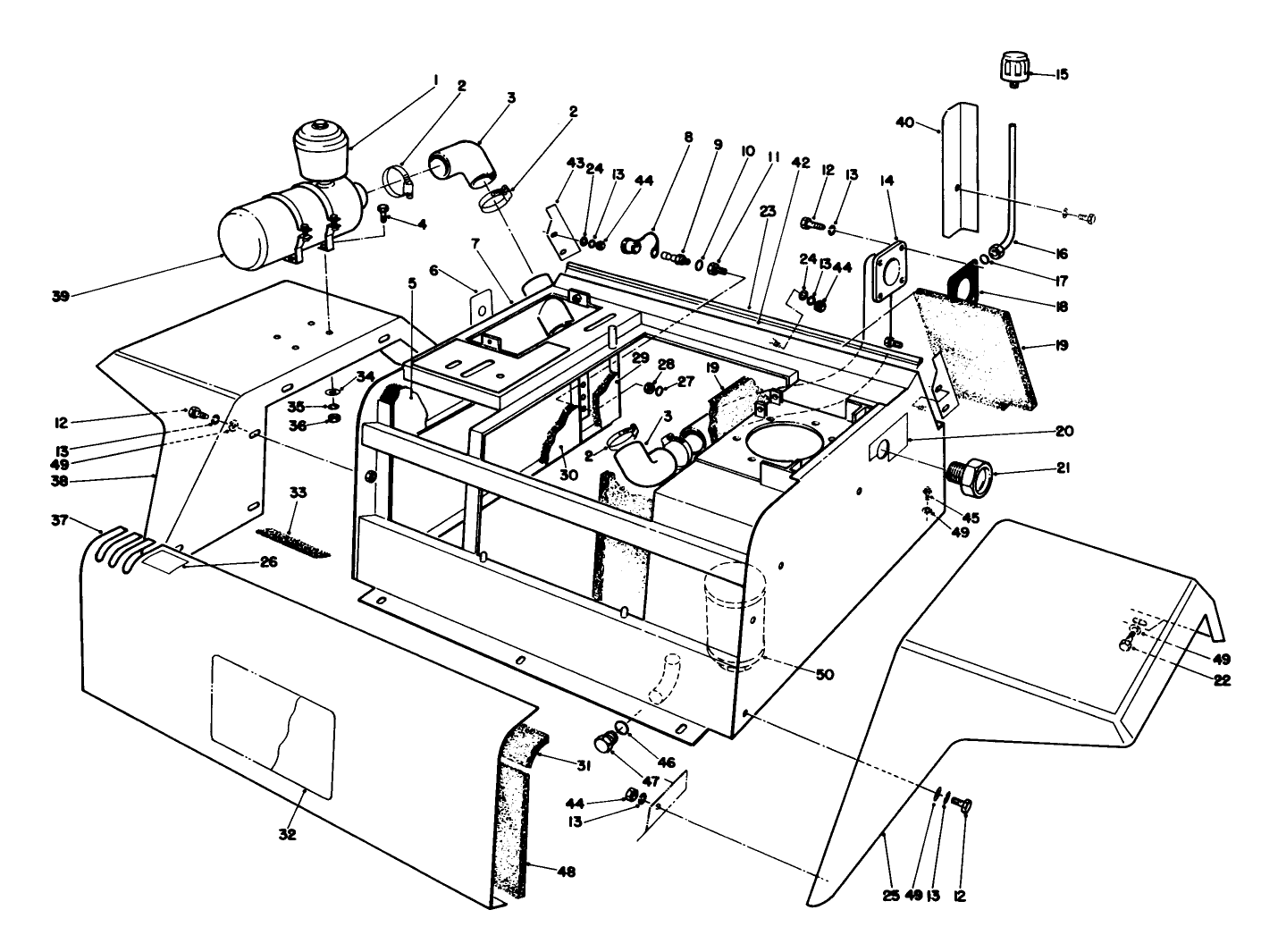 Fenders & Center Console Assembly