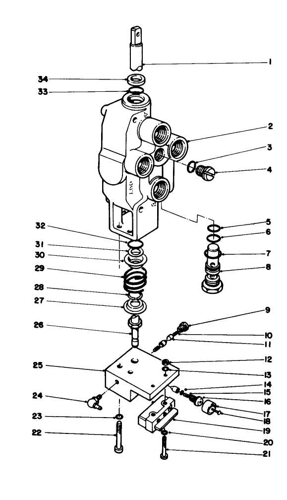 Reel Control Valve Assembly No. 63-4800