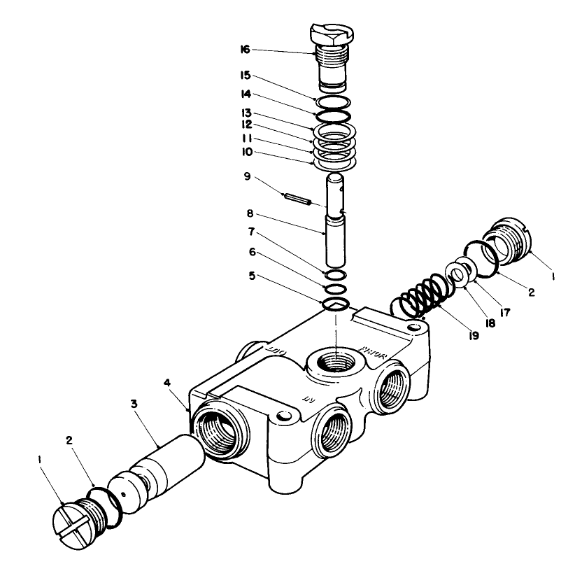 Priority Flow Control Valve Assembly No. 58-5490(model No. 03700) & 58-5491 (model No. 03701)