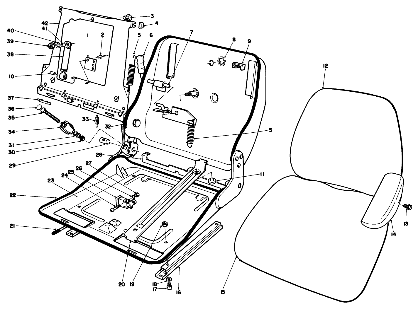 Suspension Seat Assembly