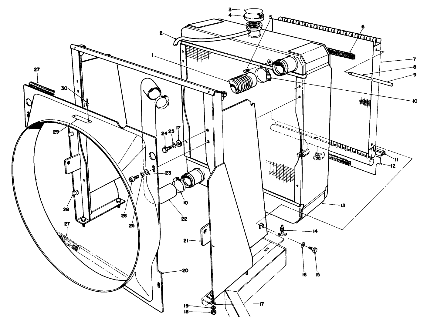 Radiator & Oil Cooler Assembly