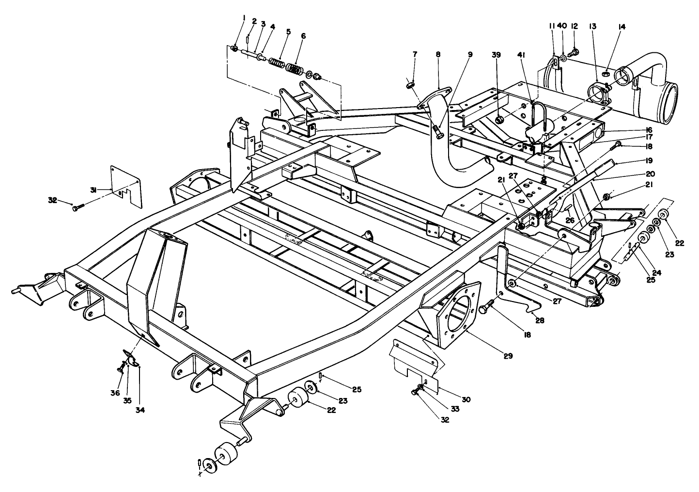 Chassis & Muffler Assembly