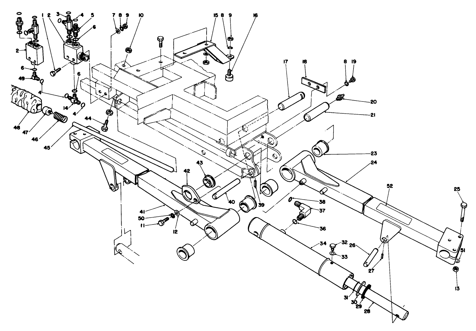 No. 1, 4 & 5 Lift Arms Assembly