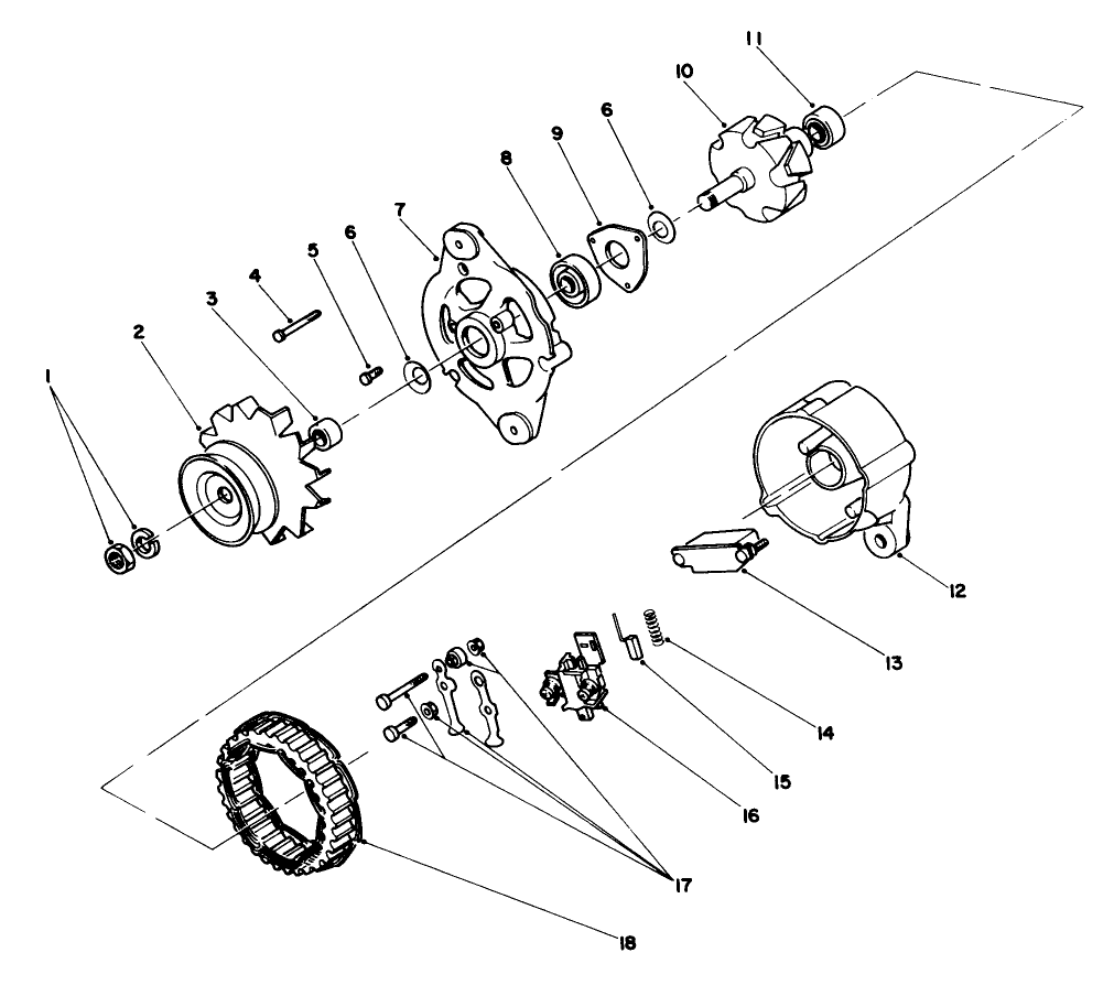 Alternator Assembly No. 60-5420