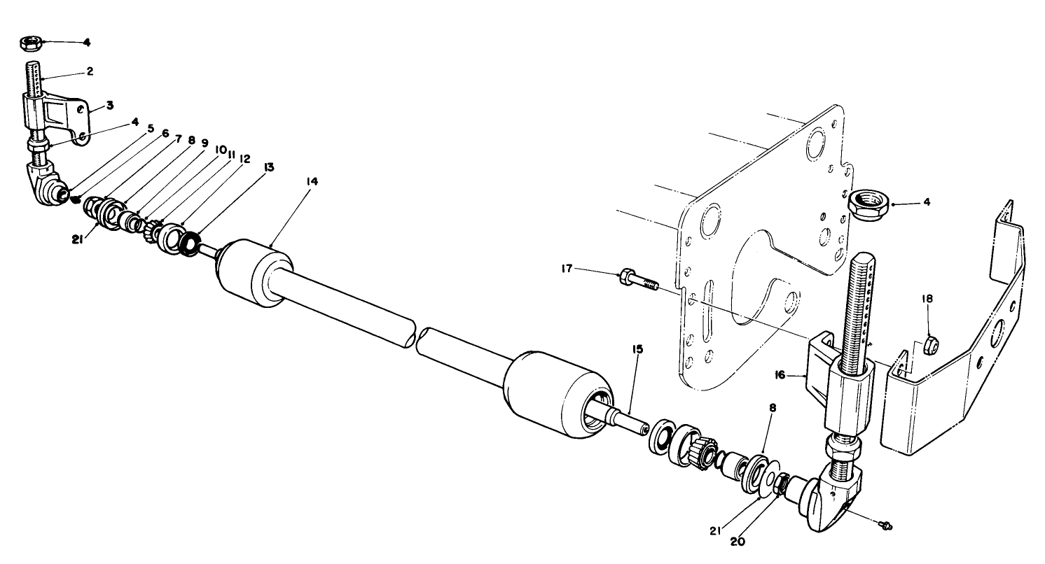 Sectional Roller Kit Model No. 03738 (set Of 5) (optional)