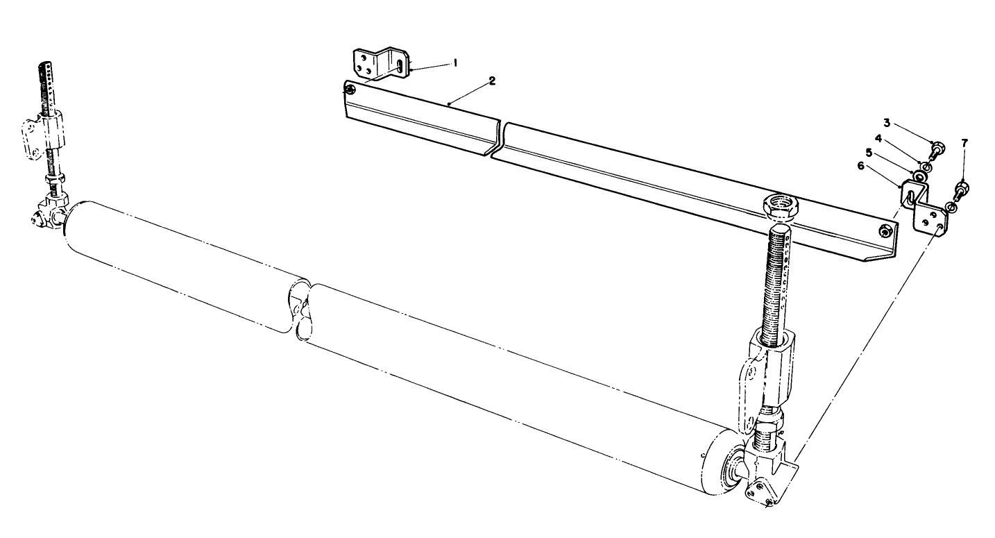 Rear Roller Scraper Kit No. 59-6090 (optional)