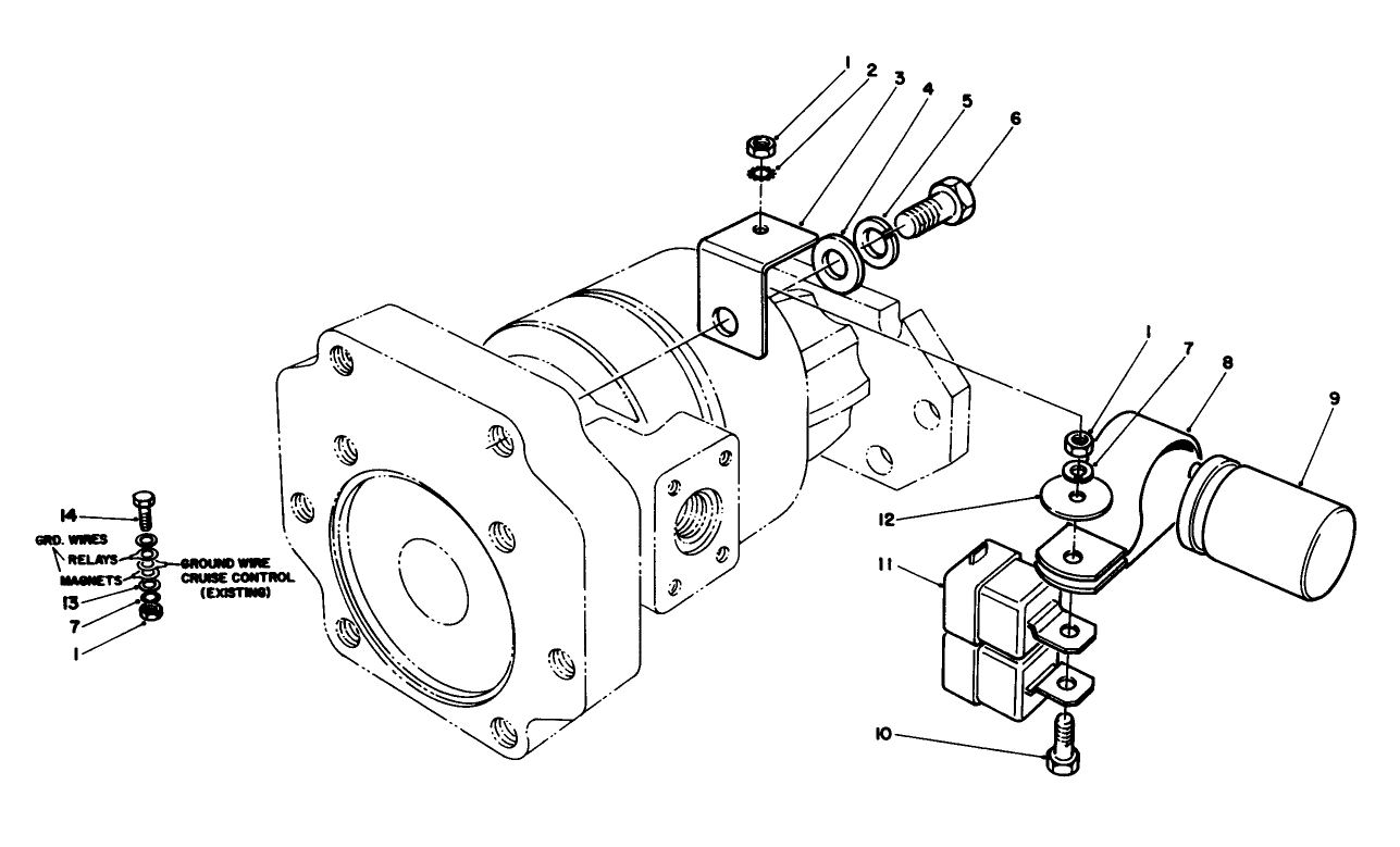 Electrical Components Assy.-Cruise Control Kit Model No. 03770