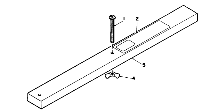 Special Tools Gauge Bar Assembly No. 59-7900