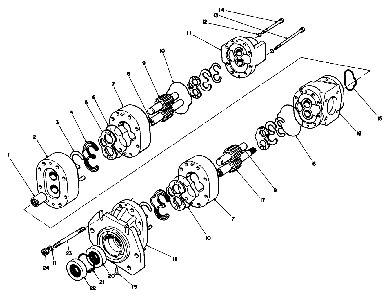 Double Gear Pump No. 69-2050
