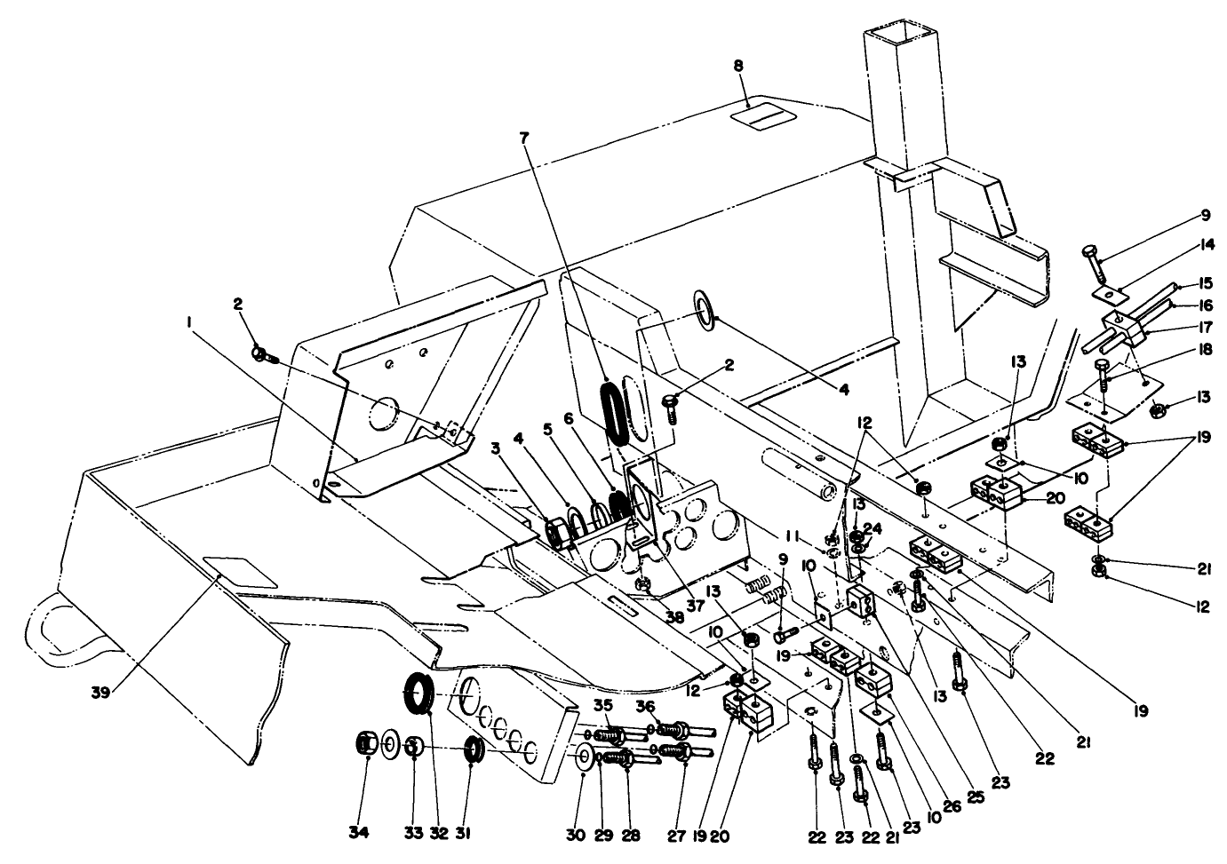Hydraulic Line Clamps Assembly