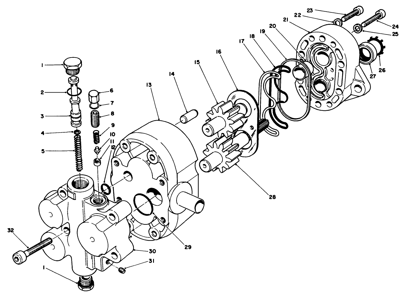 Gear Pump & Flow Divider No. 69-2220