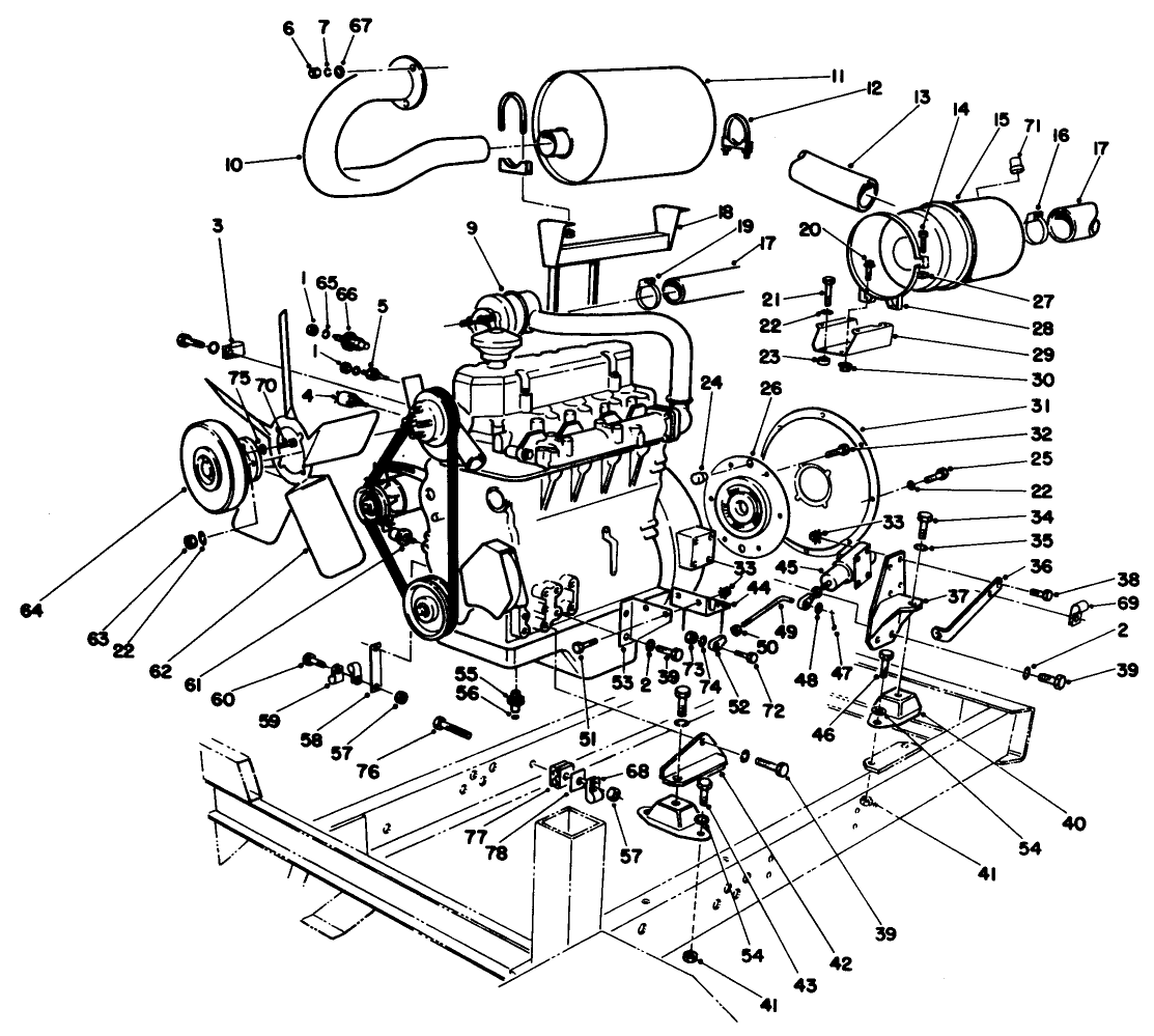 Engine Installation Assembly