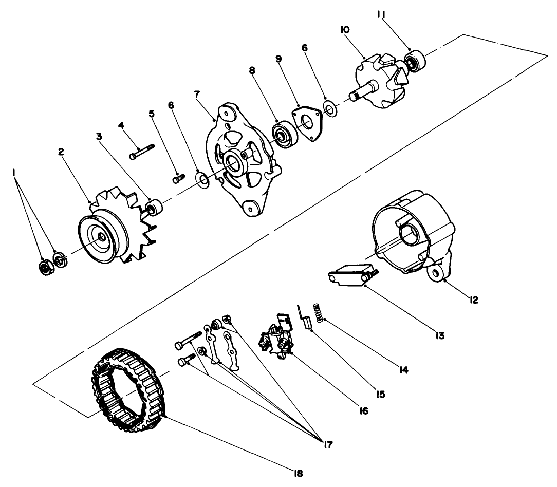 Alternator Assembly No. 70-5760