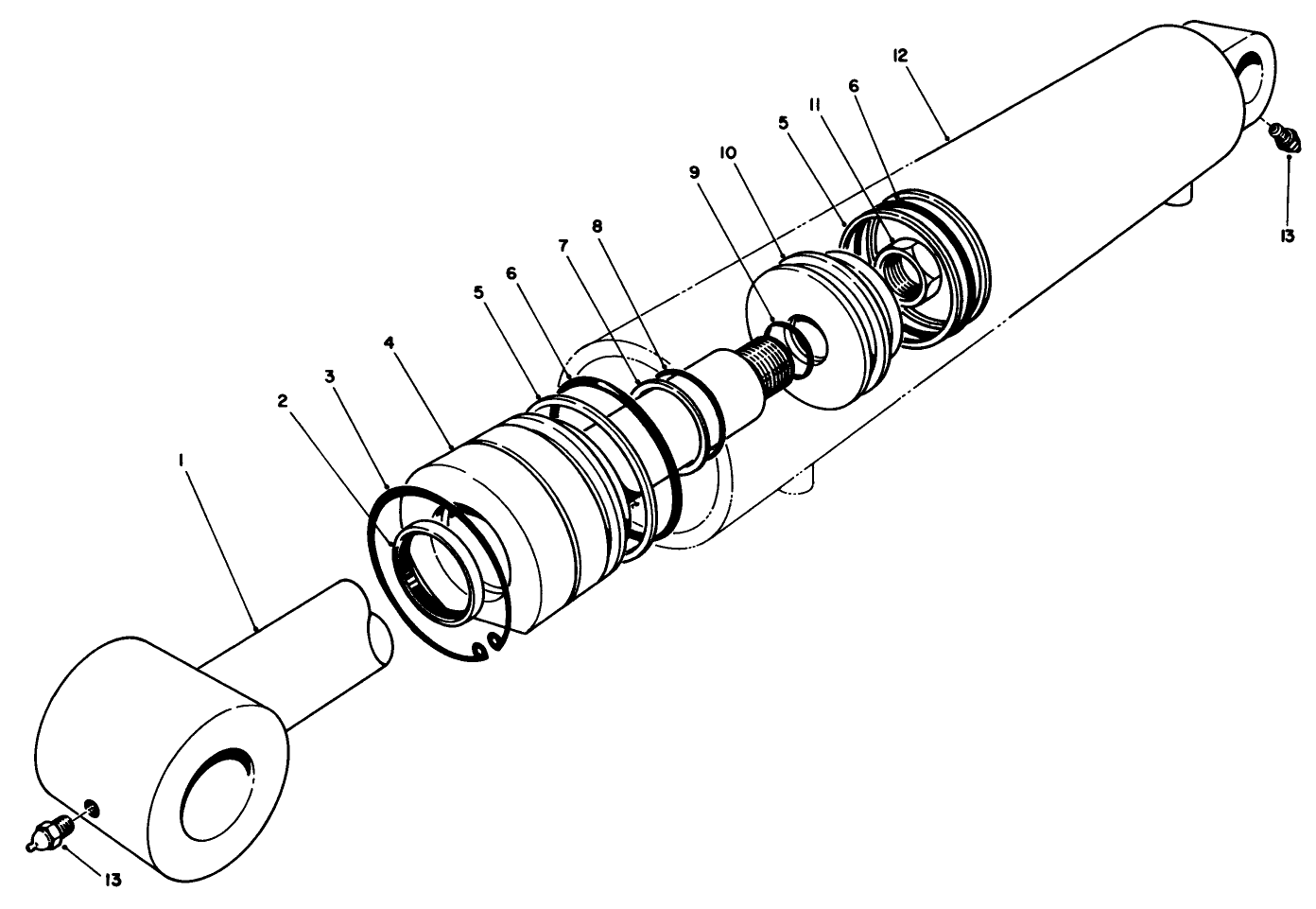 Hydraulic Cylinder Assembly No. 69-2180