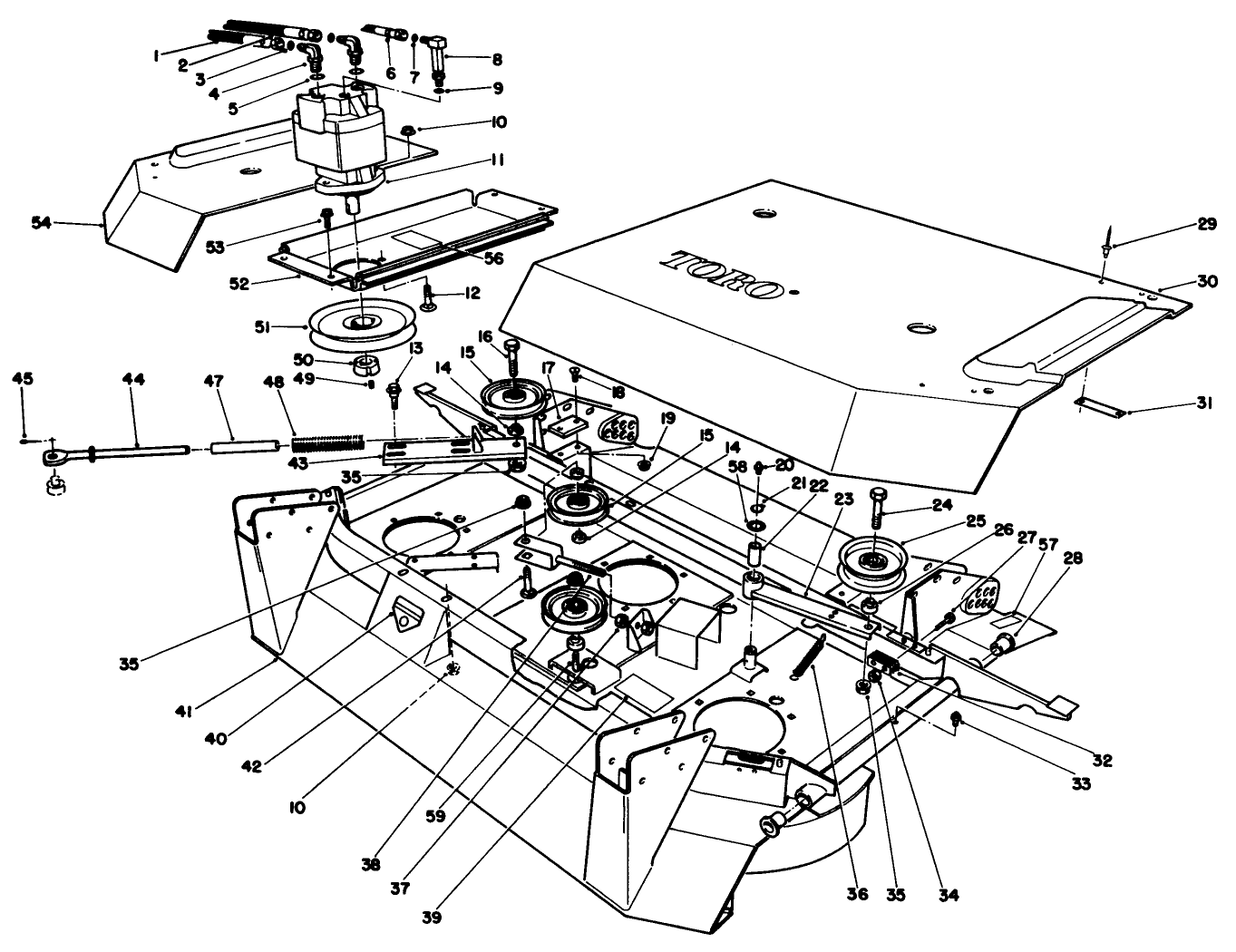 Center Deck Model No. 30592