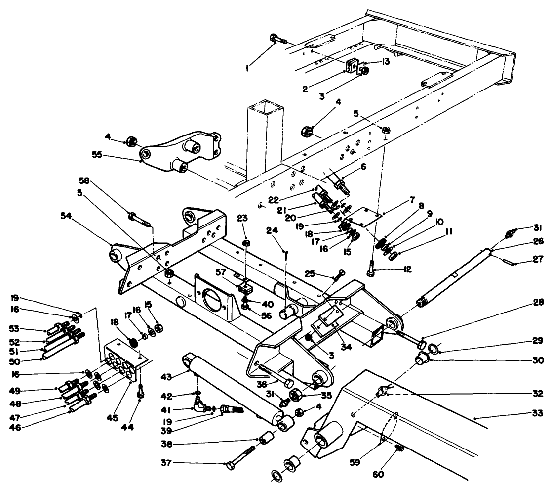 Wing Deck Lift Assembly