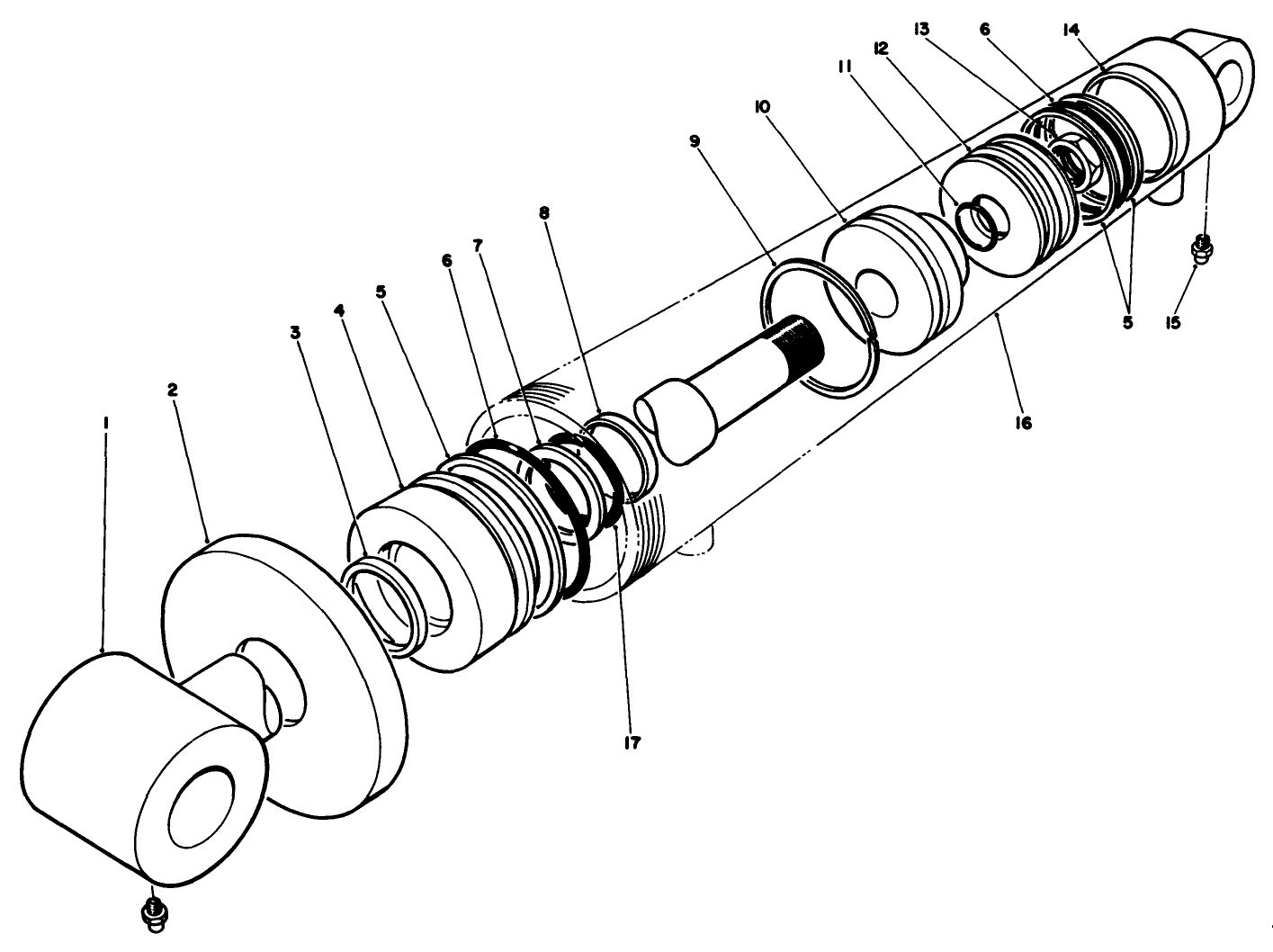 Hydraulic Cylinder Assembly No. 74-2170