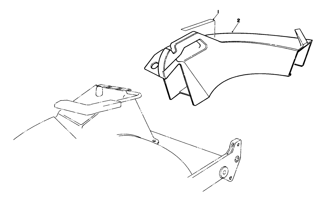 Side Discharge Chute Model No. 59168 (optional)