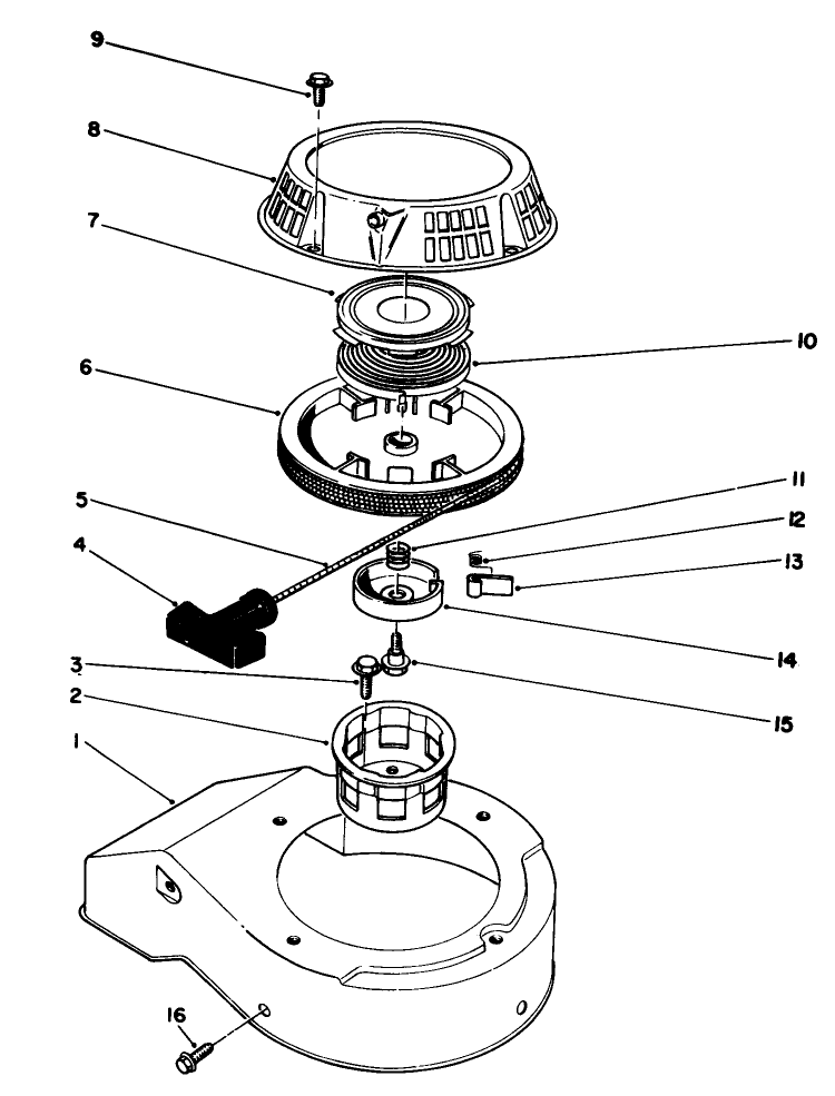 Recoil Assembly (model No. 47pl0-3)