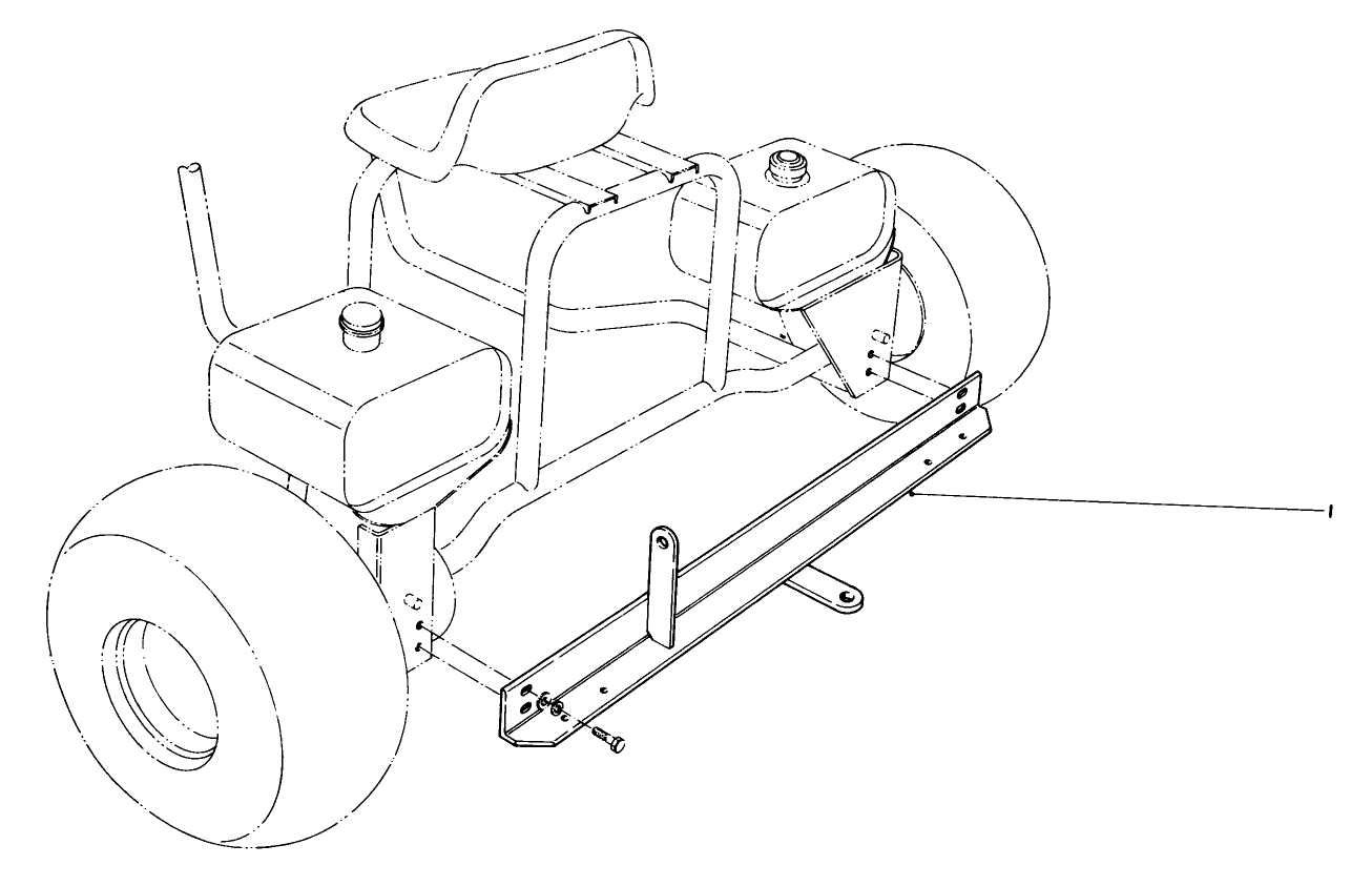 Hitch Kit Model No. 08833 (optional)