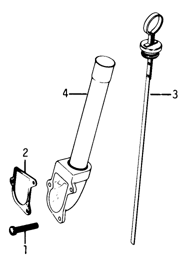 Engine Kohler Model No. K321s Spec. No. 60434 Dipstick Group 10