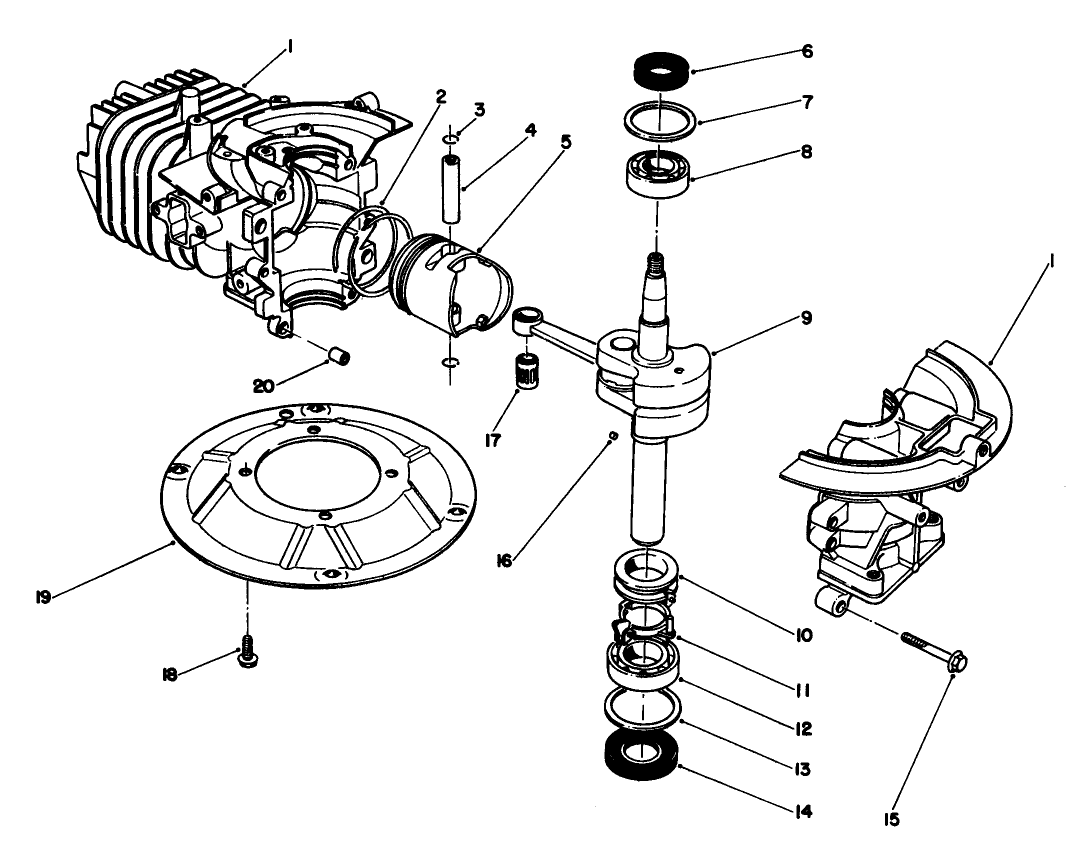 Crankshaft Assembly (model No. 47pl0-3)