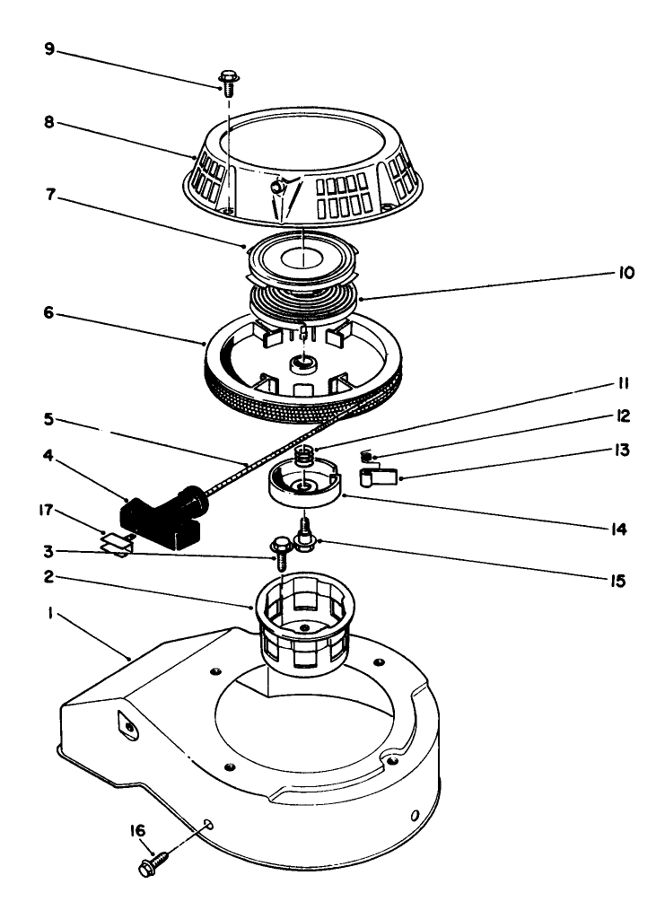Recoil Assembly (model No. 47pl0-3)