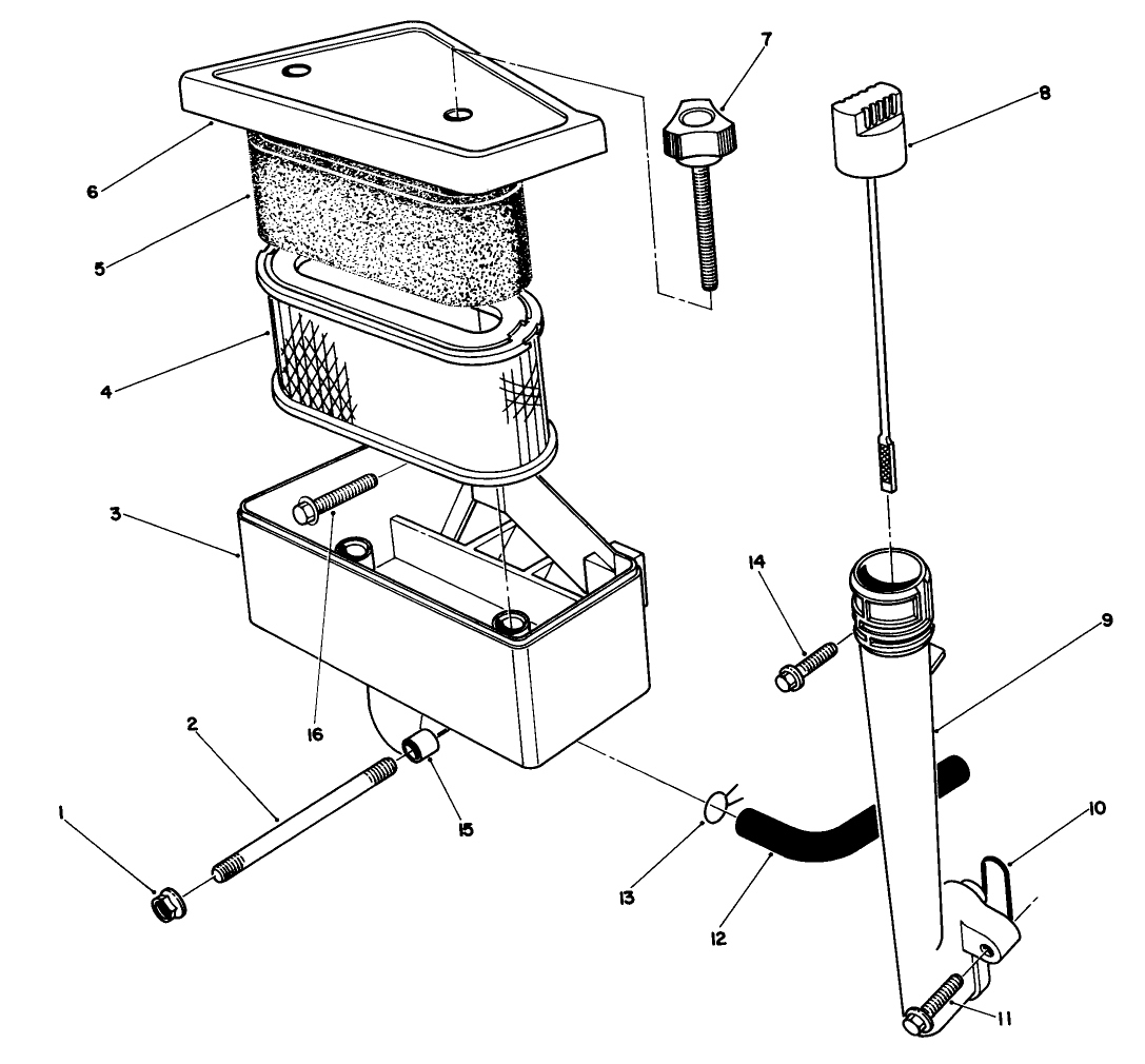 Air Cleaner (engine Model No. Vml0-4)