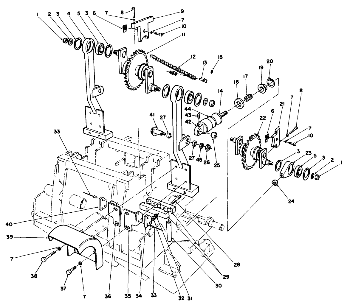 Tine Arm & Crank Assembly
