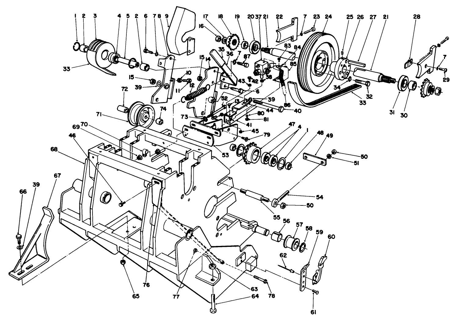 Coring Head Drive Assembly