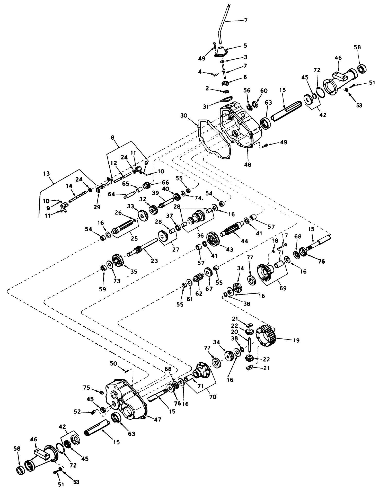 Transaxle Assembly Model No. 2361a (continued)