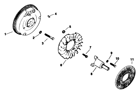 Flywheel-Engine Model No. M16s Spec 711559