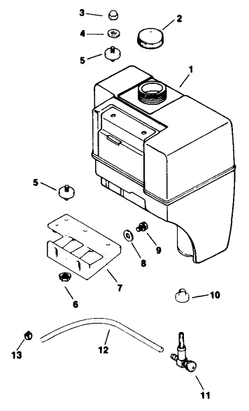 Fuel Tank-Engine Model No. M16s Spec 711559