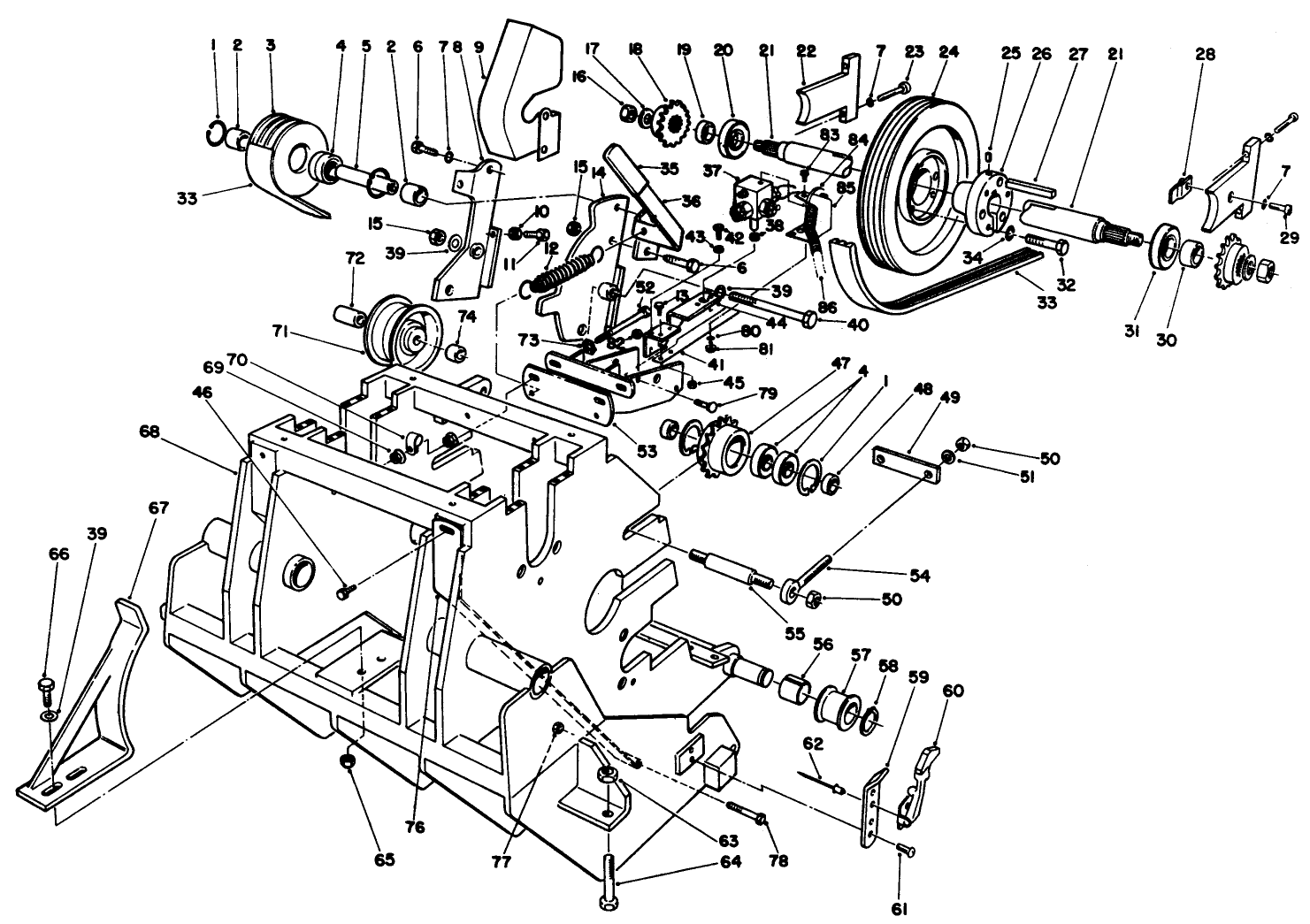 Coring Head Drive Assembly