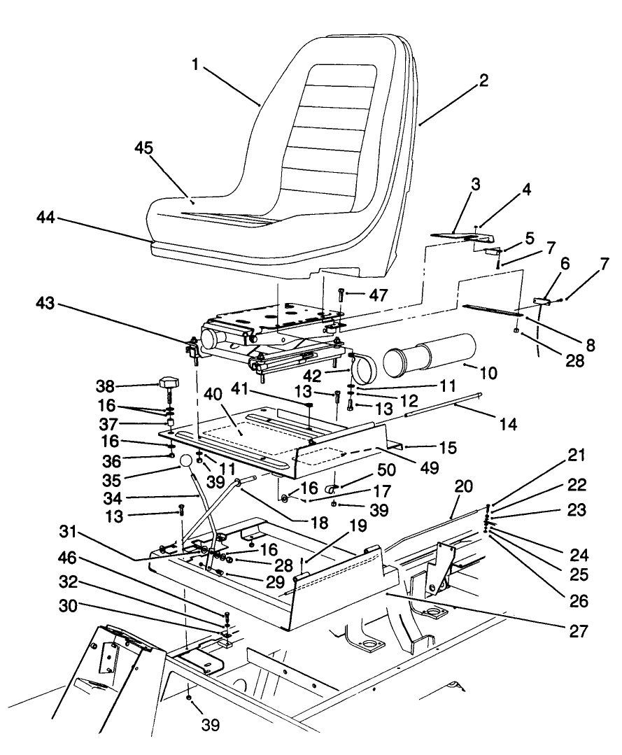 Seat & Throttle Assembly