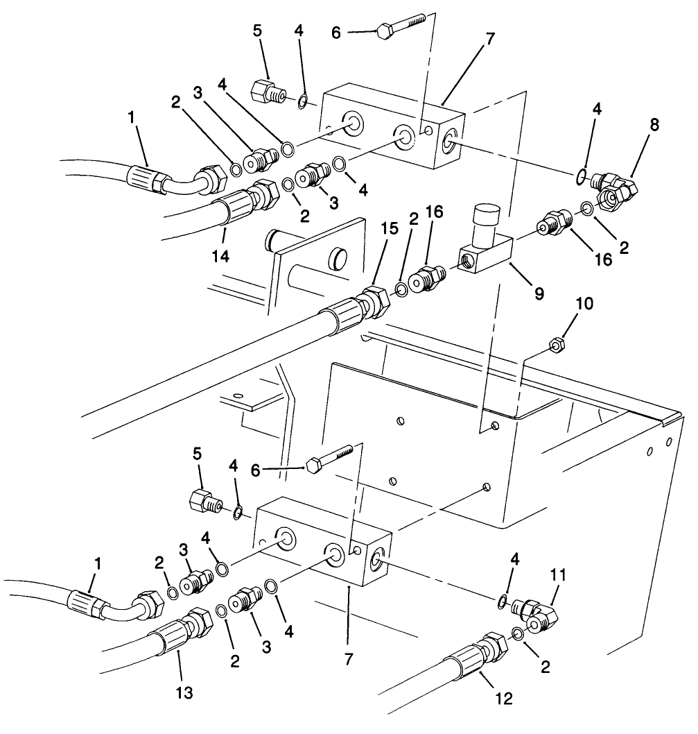Rear Hydraulic Manifolds