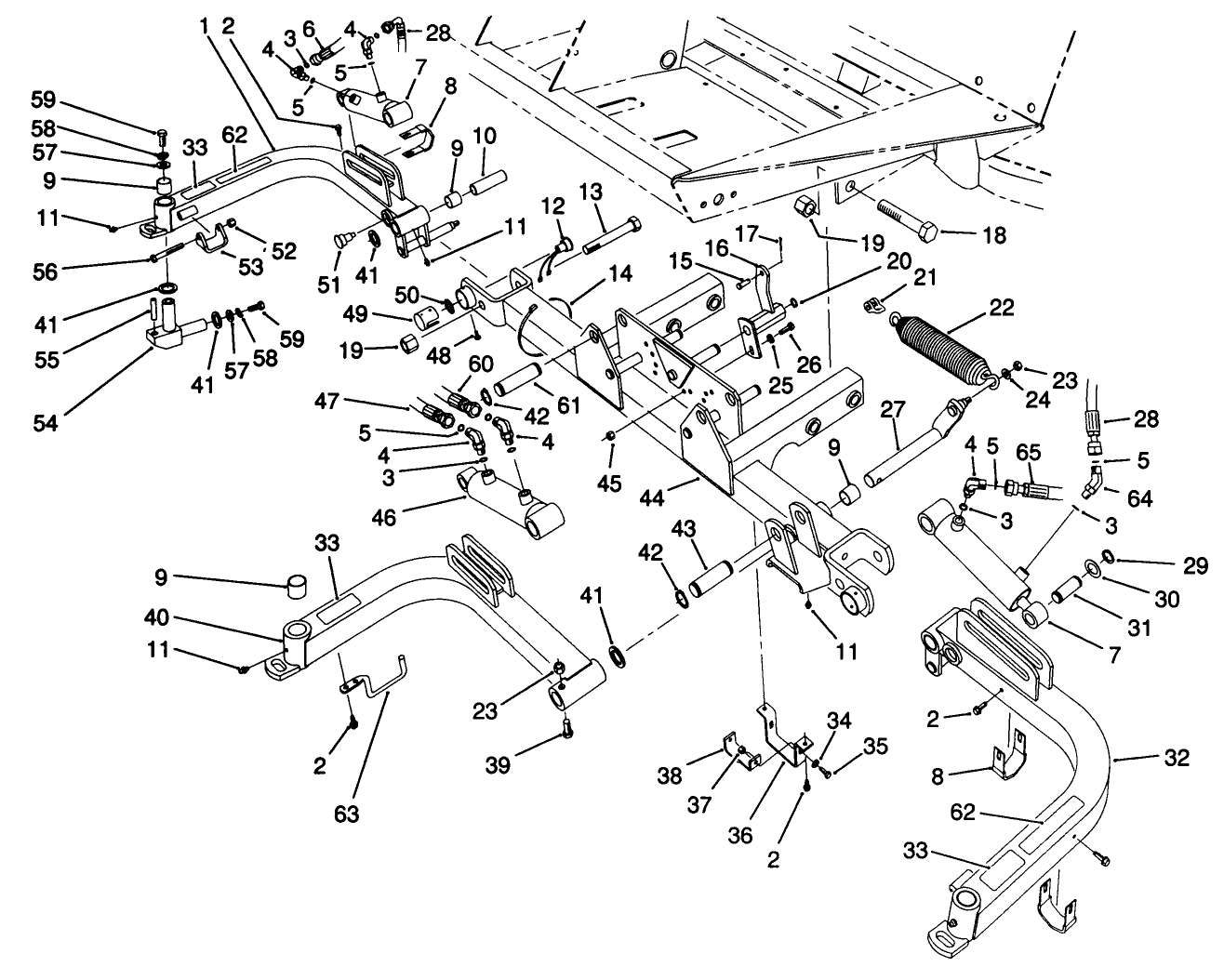 Front Lift Arms Assembly