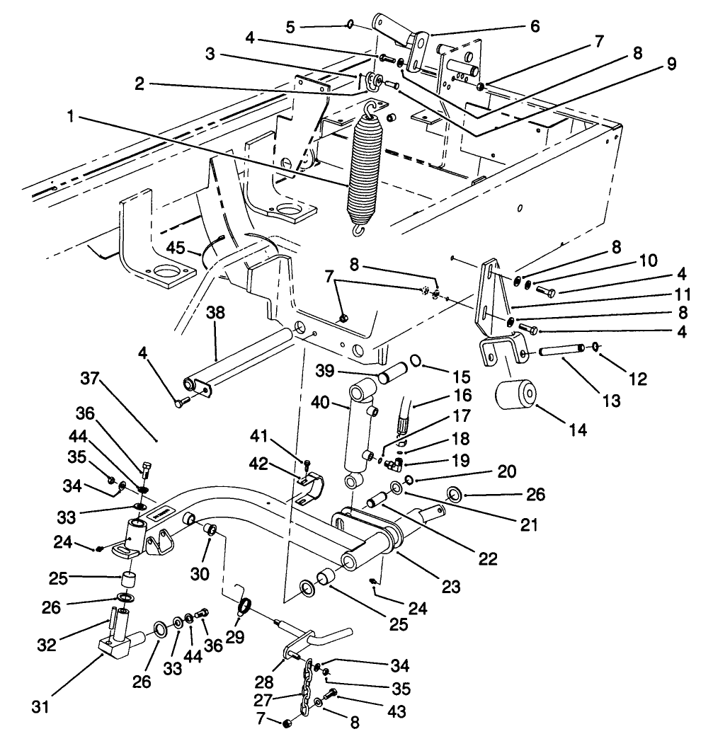 Rear Llft Arms Assembly