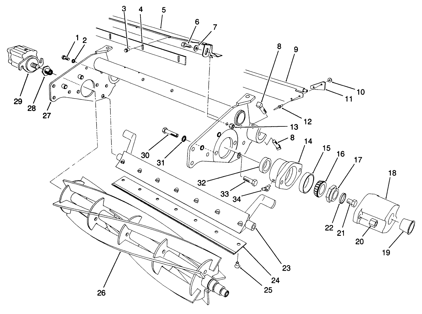 Cutting Unit Reel Assembly