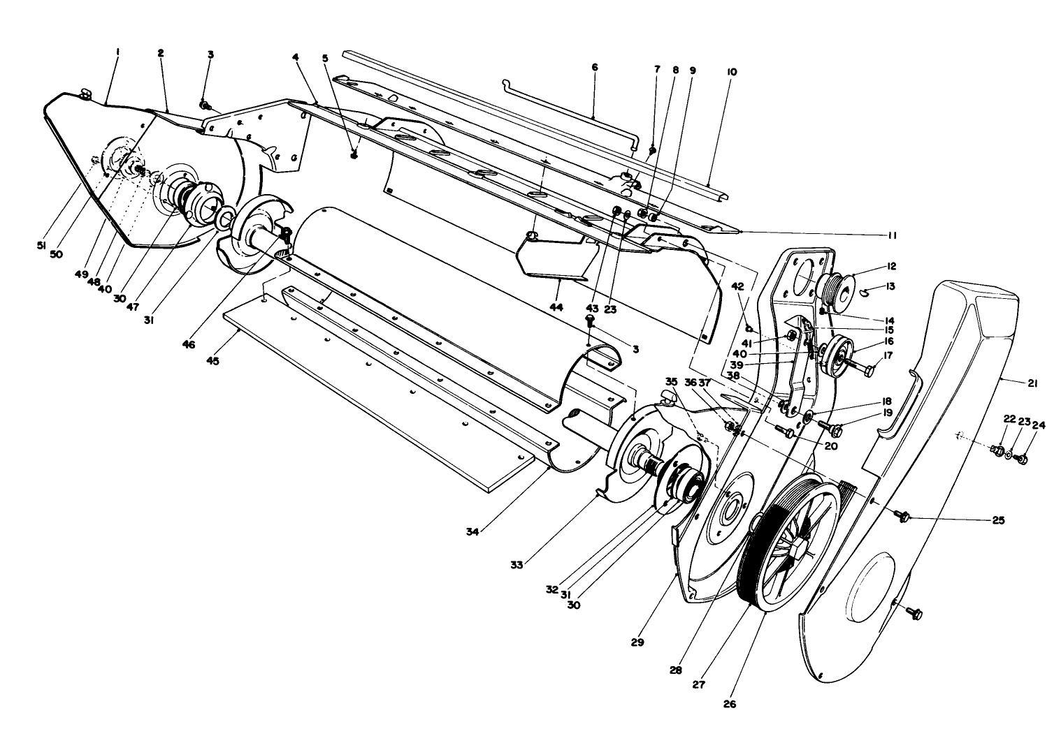 Lower Main Frame Assembly
